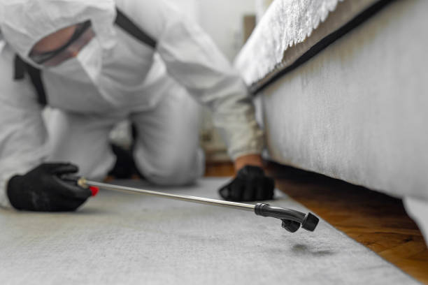 Professional Pest Control technician working in Macomb, IL